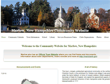 Tablet Screenshot of marlownewhampshire.org